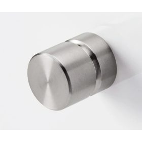   VIEFE ACER fém bútorgomb, rozsdamentes acél, szálcsiszolt,  23 mm átmérő