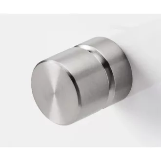   VIEFE ACER Metall-Möbelknopf, Edelstahl, gebürstet, 23 mm Durchmesser