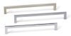 VIEFE U - Metall-Möbelgriff, Farbe Nickel gebürstet, Bohrung 192 mm  