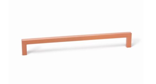 VIEFE U - fém bútorfogantyú, Csiszolt vörösréz színű, 492 mm furattávval  