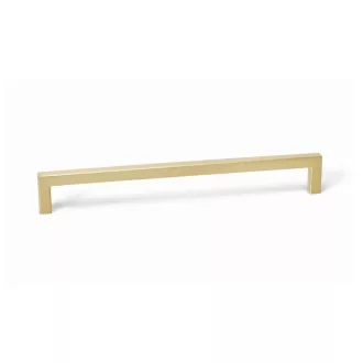   VIEFE U - fém bútorfogantyú, Csiszolt sárgaréz színű, 492 mm furattávval  