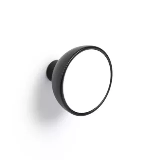   VIEFE BOL Holz-/Metall-Möbelknopf, Farbe weiß und mattschwarz 45 mm Durchmesser