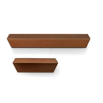 VIEFE PLIÉ Metallisch braun Metallgriff, Bohrung 64 mm