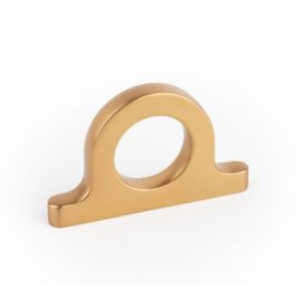   VIEFE OMEGA csiszolt sárgaréz Fém fogantyú, 32 mm furattáv