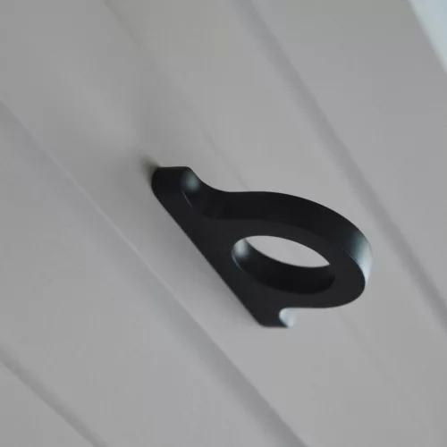 VIEFE OMEGA Matt fekete Fém fogantyú, 32 mm furattáv