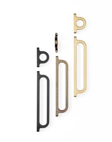 VIEFE OMEGA Metallgriff, 160 mm Bohrung, Bronze