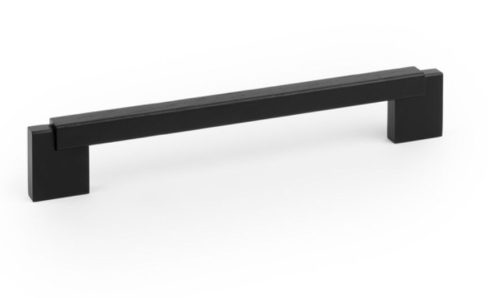 VIEFE DUO MINI  fa-fém bútorfogantyú 320 mm, fekete-fekete