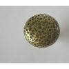 Klassischer Möbelgriff, Möbelknopf aus Metall in patinierter Bronzefarbe