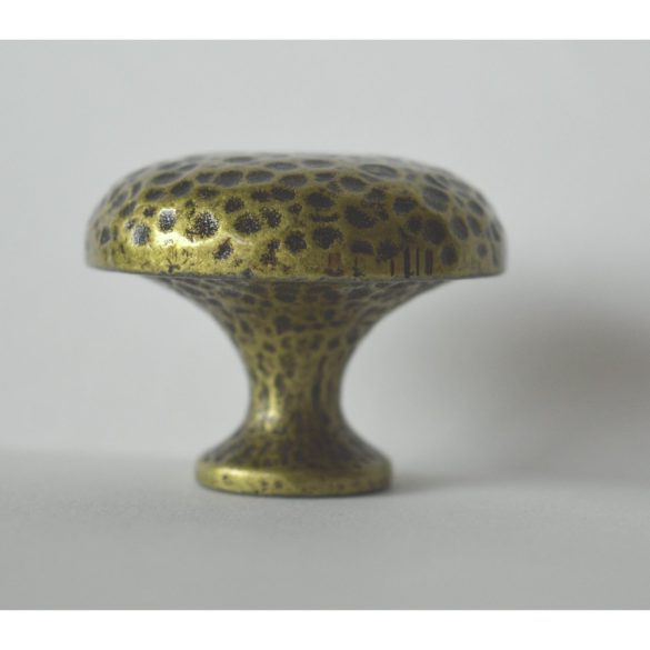 Klassischer Möbelgriff, Möbelknopf aus Metall in patinierter Bronzefarbe