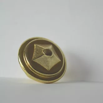 Möbelgriff, goldfarbener Möbelknopf aus Metall