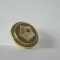 Möbelgriff, goldfarbener Möbelknopf aus Metall