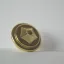 Möbelgriff, goldfarbener Möbelknopf aus Metall