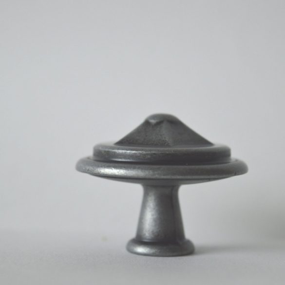 Metal furniture knob, antique black
