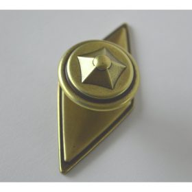 Möbelknopf aus Metall in Bronze matt