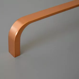 Möbelgriff aus Metall, kupferfarben, mit 128 mm BA