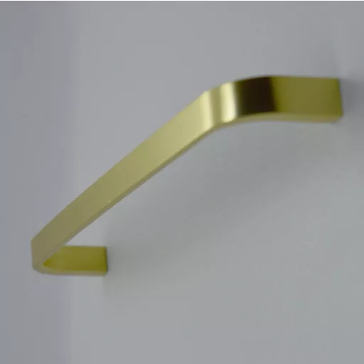 Möbelgriff aus Metall, matt gold farbe, Bohrung 160 mm