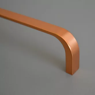 Möbelgriff aus Metall, kupferfarben, Bohrung 160 mm
