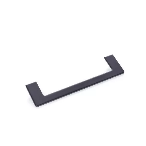 BERLIN BLACK Metall-Möbelgriff, schwarz mit 160 mm Lochabstand