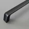 SCOOP Matt Schwarz, moderner Möbelgriff, 160 mm Bohrung