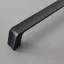 SCOOP Matt Schwarz, moderner Möbelgriff, 160 mm Bohrung