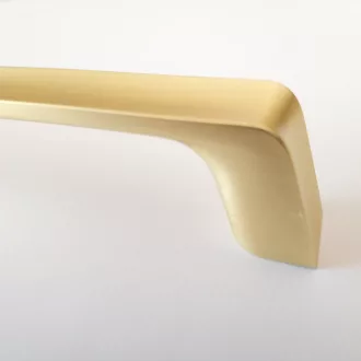 SCOOP Gold matt, moderner Möbelgriff, 160 mm Bohrung