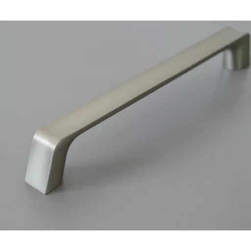 SCOOP Satin Nickel, moderner Möbelgriff, 160 mm Bohrung