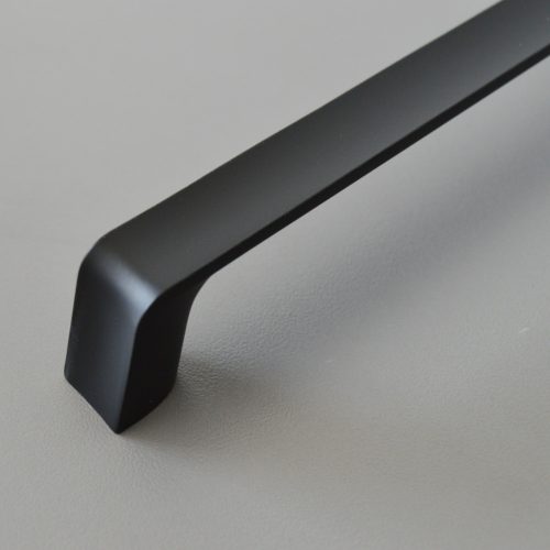 SCOOP Metall-Möbelgriff, matt schwarz farben, 320 mm BA