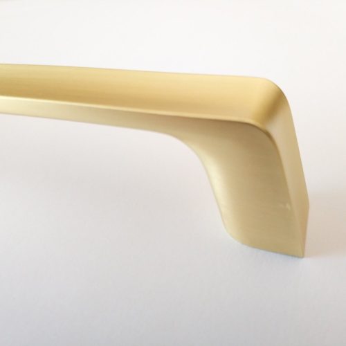 SCOOP Metall-Möbelgriff, matt goldfarben, 320 mm BA