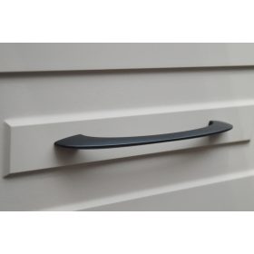   SWOOSH 160, fém bútorfogantyú, matt fekete színű, 160 mm furattávval