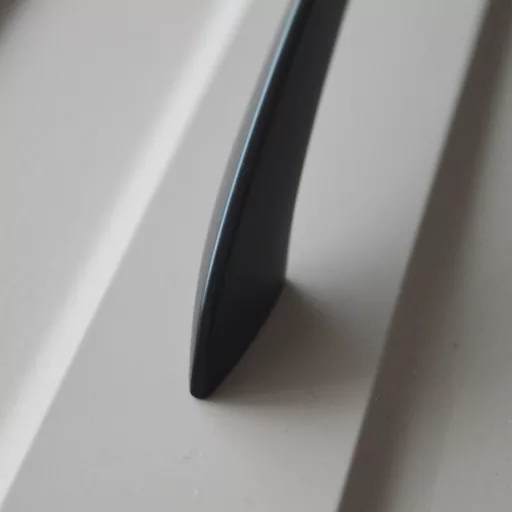 SWOOSH Möbelgriff aus Metall, schwarz farben matt, 160 mm BA