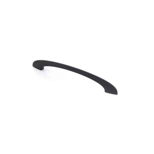 SWOOSH Möbelgriff aus Metall, schwarz farben matt, 160 mm BA