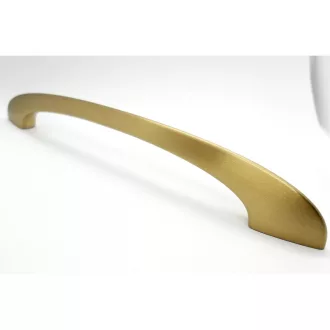 SWOOSH Möbelgriff aus Metall, goldfarben matt, 160 mm BA