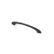 SWOOSH Möbelgriff aus Metall, antik schwarz farben, 160 mm BA