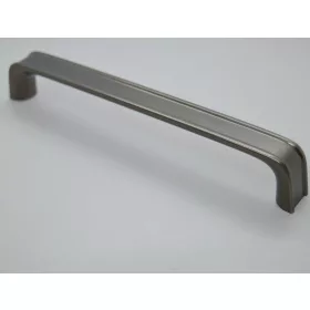   REL, Titán szürke színű, fém bútorfogantyú, 160 mm furattávval