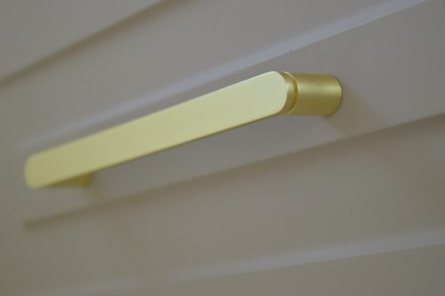 ELLIE matt arany bútorfogantyú, 160 mm furattávolsággal