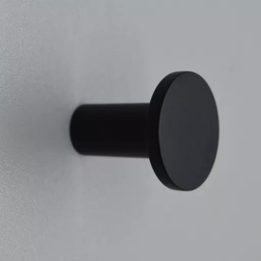 ELLIE Möbelknopf aus Metall,schwarz