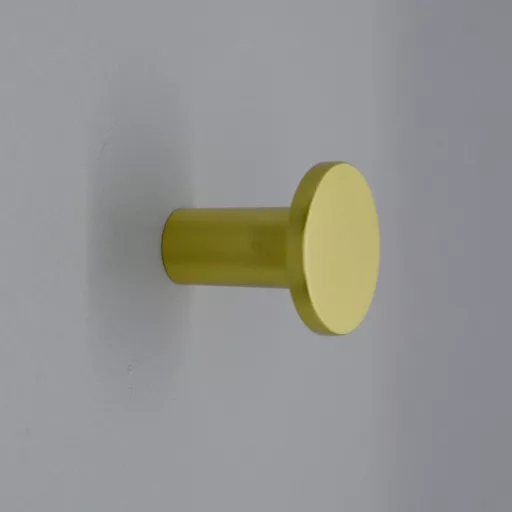 ELLIE Möbelknopf aus Metall, matt gold