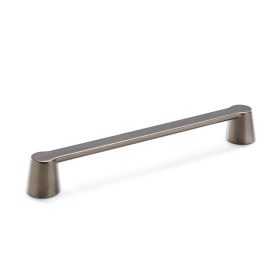 BUFFER Möbelgriff, Metall, Titanium  160 mm Lochabstand