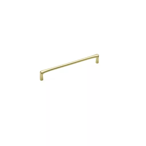 BAMBOO-Möbelgriff, Metall, goldfarben matt 160 mm Lochabstand