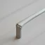 BAMBOO-Möbelgriff, Metall, Satin nickel 160 mm Lochabstand