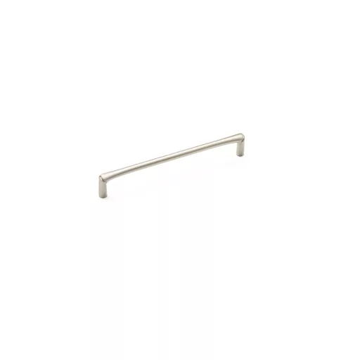 BAMBOO-Möbelgriff, Metall, Satin nickel 160 mm Lochabstand