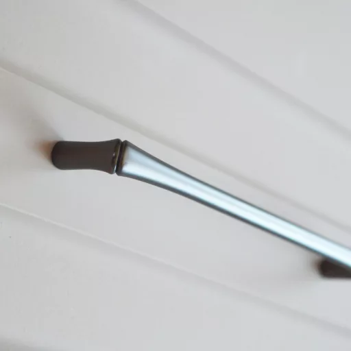 BAMBOO-Möbelgriff, Metall, Titán  160 mm Lochabstand