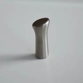 BAMBOO, Metall-Möbelknopf in Satin nickel