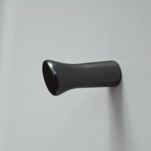 BAMBOO, Metall-Möbelknopf in Titán 