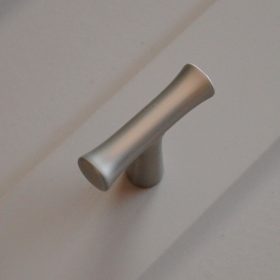 BAMBOO T, fém bútorgomb, Szatén nikkel színben