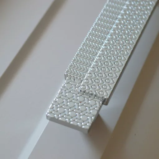 FACE, króm, fém designe bútorfogantyú, 128 mm furattáv
