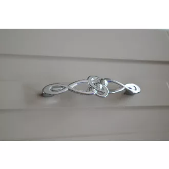   19312807 Metall-Möbelgriff, 128 mm Bohrung, Farbe Chrom glänzend