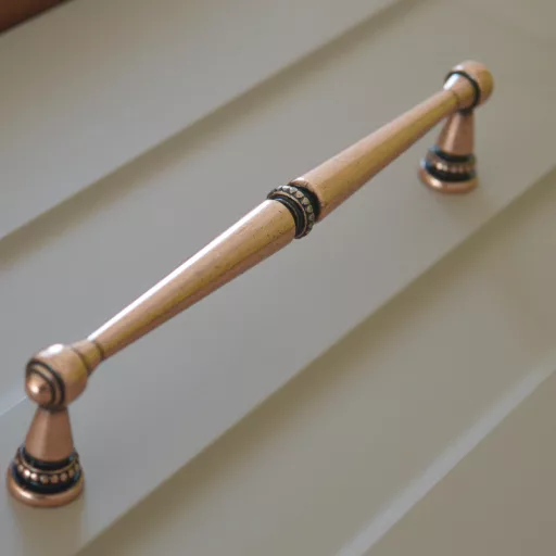 Antikisiertes Rotkupfer, Metallmöbelgriff mit 160 mm Lochabstand