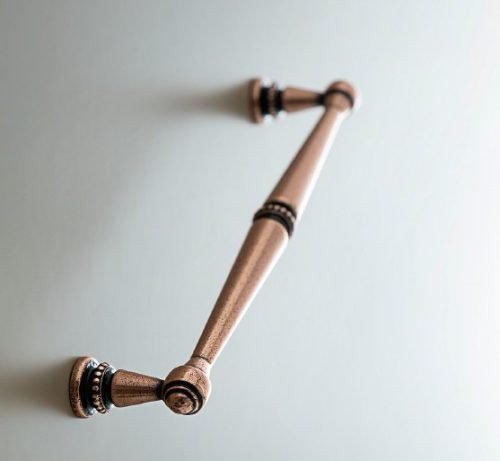 Queen Antikolt vörösréz, fém bútorfogantyú 160 mm furattávval