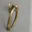 Fém bútorgomb, antik bronz színű, 40 mm átmérő
